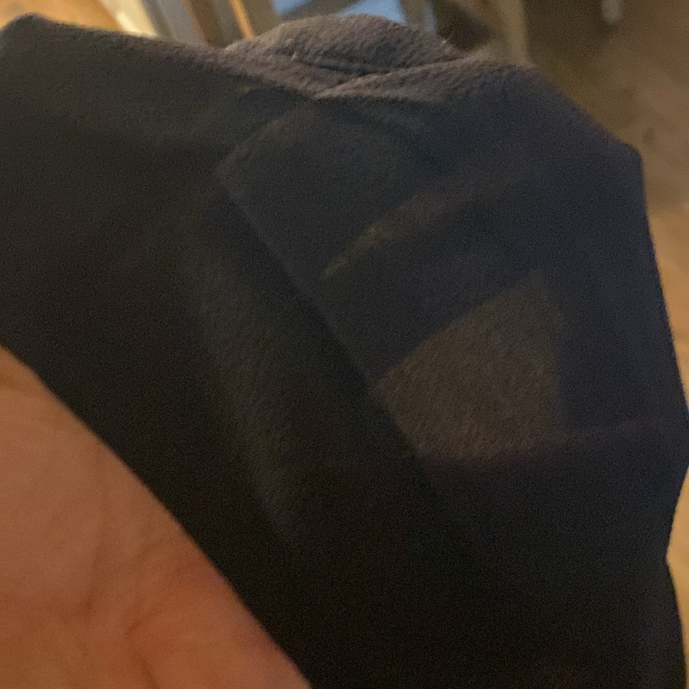 ❤️Dr2 Black V Neck Low High Sheer Cover Up - Picture 7 of 7